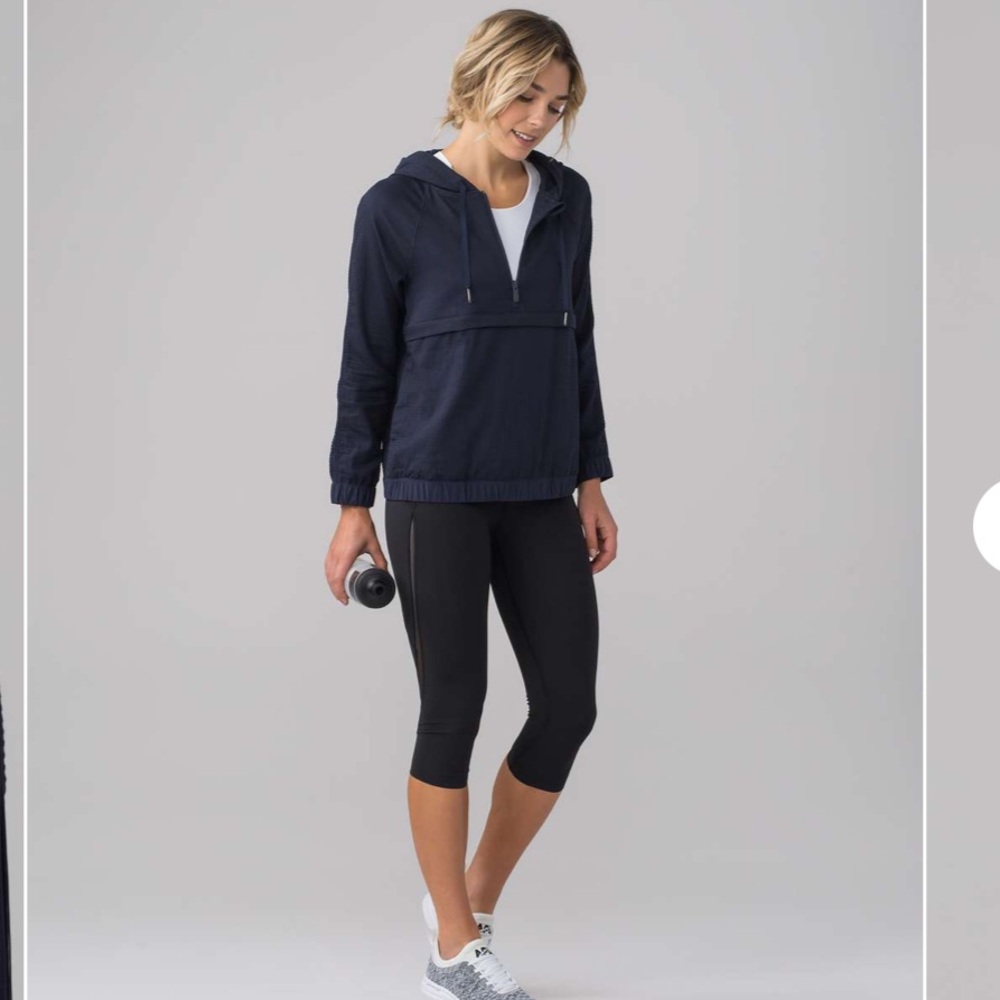 lululemon pullover half zip pack light pullover convertible into drawstring bag